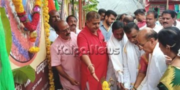 ಭದ್ರಾವತಿ: ಚಾಮುಂಡೇಶ್ವರಿ ದೇವಿಗೆ ಪೂಜೆ ಸಲ್ಲಿಸಿ, ದಸರಾ ಕಾರ್ಯಕ್ರಮಕ್ಕೆ ಚಾಲನೆ