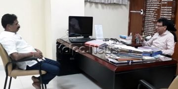 ಶರಾವತಿ ಮುಳುಗಡೆ ಸಂತ್ರಸ್ತರ ಸಮಸ್ಯೆ ಇತ್ಯರ್ಥ ಹಿನ್ನೆಲೆ ಶಾಸಕ ಹಾಲಪ್ಪ ಚರ್ಚೆ