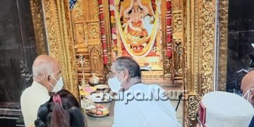 ಶೃಂಗೇರಿ ಶಾರದಾ ಪೀಠಕ್ಕೆ ರಾಷ್ಟ್ರಪತಿ ರಾಮನಾಥ್ ಕೋವಿಂದ್ ಭೇಟಿ…