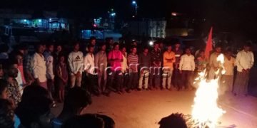 ಬಾಂಗ್ಲಾದಲ್ಲಿ ಹಿಂದೂಗಳ ನರಮೇಧ: ಹಾರನಹಳ್ಳಿಯಲ್ಲಿ ಯುವಾಬ್ರಿಗೇಡ್ ಬೃಹತ್ ಪ್ರತಿಭಟನೆ