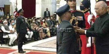 ಅಭಿನಂದನ್ ವರ್ಧಮಾನ್ ಗೆ ವೀರ ಚಕ್ರ ಪಶಸ್ತಿ ಪ್ರದಾನ