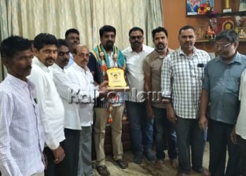 ಜಿಲ್ಲಾ ಮಡಿವಾಳ ಸಮಾಜ ವೃತ್ತಿನಿರತ ಸಂಘದಿಂದ ಡಿ.ಎಸ್. ಅರುಣ್‌ಗೆ ಸನ್ಮಾನ