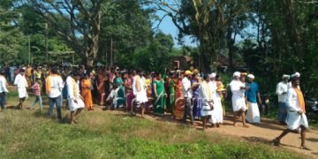 ಸೊರಬದ ಯಲಸಿ ಗ್ರಾಮದಲ್ಲಿ ಗುಂಡಶೆಟ್ಟಿಕೊಪ್ಪ ಗ್ರಾಮಸ್ಥರಿಂದ ಮಾರಿ ಜಾತ್ರೆ ಆಚರಣೆ