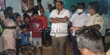 ಭಾರೀ ಶಬ್ಧದಿಂದ ಆತಂಕಗೊಂಡಿದ್ದ ಗ್ರಾಮಸ್ಥರಿಗೆ ಶಾಸಕ ಖಾಶೆಂಪುರ್ ಅಭಯ