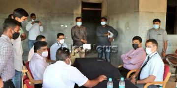 ಮಹಿಳಾ ಮತ್ತು ಮಕ್ಕಳ ಆಸ್ಪತ್ರೆ ನಿರ್ಮಾಣ ಕಾಮಗಾರಿ ಸ್ಥಳಕ್ಕೆ ಸಂಸದ ರಾಘವೇಂದ್ರ ಭೇಟಿ