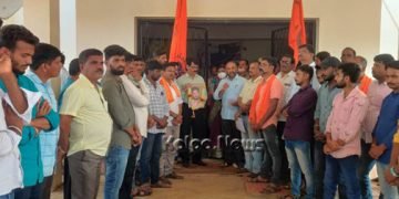 ಹರ್ಷ ಹತ್ಯೆ ಹಿನ್ನೆಲೆ ಸೊರಬದಲ್ಲಿ ಭುಗಿಲೆದ್ದ ಆಕ್ರೋಶ: ಪಟ್ಟಣದಲ್ಲಿ ಬೃಹತ್ ಪ್ರತಿಭಟನೆ
