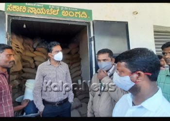 ಅಕ್ರಮವಾಗಿ ಪಡಿತರ ಅಕ್ಕಿ ಮಾರಾಟಕ್ಕೆ ಯತ್ನ : ತಹಸೀಲ್ದಾರ್ ನೇತೃತ್ವದ ತಂಡ ದಾಳಿ