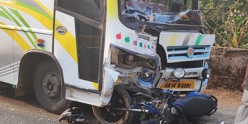 ಸಾಗರದ ಕುಗ್ವೆ ಬಳಿ ಭೀಕರ ಅಪಘಾತ: ಓರ್ವ ಸ್ಥಳದಲ್ಲೇ ಸಾವು