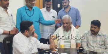 ಅನಾರೋಗ್ಯದಿಂದ ಶಾಸಕ ಸಂಗಮೇಶ್ವರ್ ಚೇತರಿಕೆ: ಆರೋಗ್ಯ ವಿಚಾರಿಸಿದ ಮಾಜಿ ಸಚಿವ ಸೀತಾರಾಮ್