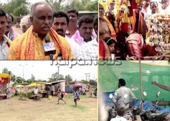 ಮಲವಗೊಪ್ಪ ಜಾತ್ರೆಗೂ ತಟ್ಟಿದ ಧರ್ಮ ಕಂದಕ: ಮುಸ್ಲಿಂ ವ್ಯಾಪಾರಿಗಳ ಅಂಗಡಿ ತೆರವು