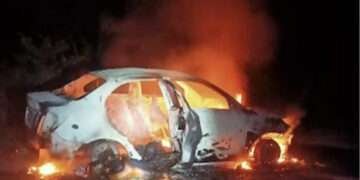 ಕಾರಿನಲ್ಲಿ ಸುಟ್ಟು ಕರಕಲಾದ ಪ್ರೇಮಿಗಳು: ಉಡುಪಿಯಲ್ಲೊಂದು ಭೀಕರ ಘಟನೆ