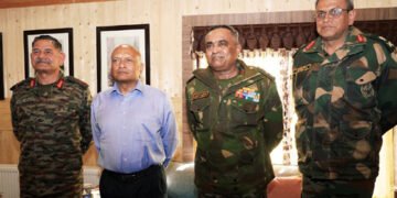 Chief of Army staff General Manoj Pande visits Ladakh