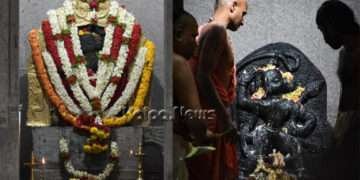 ಹೊಳೆಹೊನ್ನೂರಿನಲ್ಲಿ ಸತ್ಯಾತ್ಮತೀರ್ಥ ಶ್ರೀಪಾದರಿಂದ ಆಂಜನೇಯ ಸ್ವಾಮಿಯ ಪುನರ್’ಪ್ರತಿಷ್ಠಾಪನೆ