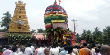 ಸೊರಬ: ಶ್ರೀ ರಂಗನಾಥ ಸ್ವಾಮಿ ಬ್ರಹ್ಮರಥೋತ್ಸವಕ್ಕೆ ಸಂಭ್ರಮದ ತೆರೆ