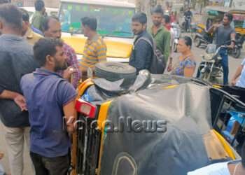 ಸರಕು ಸಾಗಾಣೆ ವಾಹನ – ಆಟೋ ಮುಖಾಮುಖಿ ಡಿಕ್ಕಿ: ನಾಲ್ವರಿಗೆ ಗಾಯ