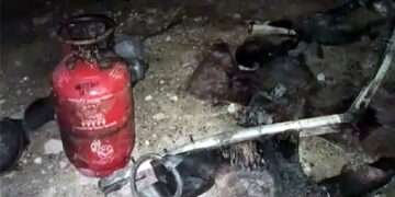 ಅಡುಗೆ ಅನಿಲ ಸ್ಪೋಟ 3 ವರ್ಷದ ಮಗು ಸೇರಿ ನಾಲ್ಕು ಮಂದಿ ಸಾವು