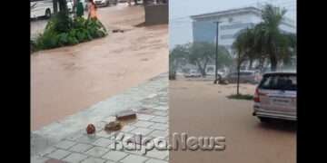 ದಕ್ಷಿಣ ಕನ್ನಡ ಜಿಲ್ಲೆಯಲ್ಲಿ ಧಾರಾಕಾರ ಮಳೆ: ಜನಜೀವನ ಅಸ್ತವ್ಯಸ್ತ