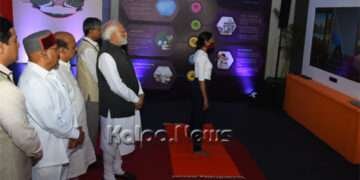 ಅಂತರಾಷ್ಟ್ರೀಯ ಯೋಗ ದಿನಾಚರಣೆ: ಪ್ರಧಾನಿ ಮೋದಿ, ಸಿಎಂ ಬೊಮ್ಮಾಯಿ ವಸ್ತುಪ್ರದರ್ಶನ ವೀಕ್ಷಣೆ