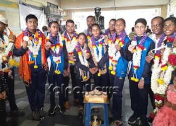 ಭದ್ರಾವತಿ: 2ನೇ ಇಂಡೋ-ನೇಪಾಳ್ ಚಾಂಪಿಯನ್‌ಶಿಪ್ ಪಂದ್ಯಾವಳಿ ವಿಜೇತರಿಗೆ ಅದ್ದೂರಿ ಸ್ವಾಗತ