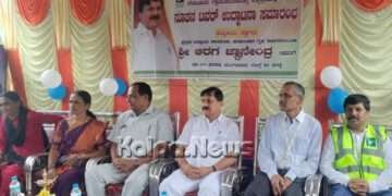 ಜಟಿಜಟಿ ಮಳೆಯ ನಡುವೆಯೂ ನೂತನ ಟವರ್ ಉದ್ಘಾಟಿಸಿದ ಗೃಹ ಸಚಿವ ಆರಗ ಜ್ಞಾನೇಂದ್ರ