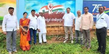 ಹುಬ್ಬಳ್ಳಿಯ ಗೋಡೆಗಳ ಮೇಲೆ ವಿರಾಜಿಸುತ್ತಿವೆ ಆಜಾದಿ ಕಾ ಅಮೃತ್ ಮಹೋತ್ಸವದ ದೇಶಾಭಿಮಾನ ಚಿತ್ರಗಳು