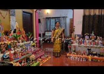ಕಣ್ಮನ ಸೆಳೆಯುತ್ತಿದೆ ಚಂದ್ರಿಕಾ ಶ್ರೀಪಾದ್ ಮನೆಯ ನವರಾತ್ರಿ ಗೊಂಬೆ ಅಲಂಕಾರ