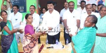 ಶಿಕಾರಿಪುರ ತಾಲೂಕಿನಲ್ಲಿ 20 ಸಾವಿರ ಕ್ವಿoಟಾಲ್ ಅಕ್ಕಿ ವಿತರಣೆ: ಸಂಸದ ರಾಘವೇಂದ್ರ