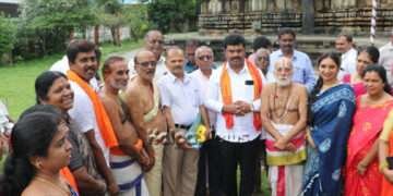 ನರಸಿಂಹ ಸ್ವಾಮಿ ದೇವಾಲಯದಲ್ಲಿ 50 ಲಕ್ಷ ರೂ. ವೆಚ್ಚದಲ್ಲಿ ಯಾತ್ರಿ ನಿವಾಸ ನಿರ್ಮಾಣ: ಎಂಪಿ ರಾಘವೇಂದ್ರ