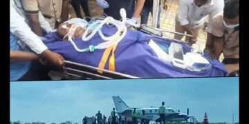 ಹೆಚ್ಚಿನ ಚಿಕಿತ್ಸೆಗಾಗಿ ಸಿಪಿಐ ಶ್ರೀಮಂತ ಇಲ್ಲಾಳ್ ಬೆಂಗಳೂರಿಗೆ ಏರ್ ಲಿಫ್ಟ್