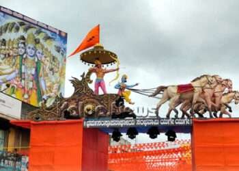 ಹಿಂದೂ ಮಹಾ ಸಭಾ ಗಣಪತಿ ರಾಜಬೀದಿ ಉತ್ಸವಕ್ಕೆ ಸಿಂಗಾರಗೊಂಡ ಶಿವಮೊಗ್ಗ