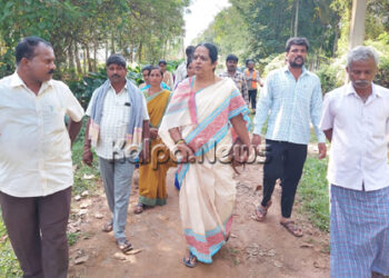 ಕಾರೆಹಳ್ಳಿ ಗ್ರಾಮದ ರಸ್ತೆಗಳ ದುರಸ್ತಿಗೆ ಕ್ರಮ: ಕಾಡಾ ಅಧ್ಯಕ್ಷೆ ಪವಿತ್ರಾ ರಾಮಯ್ಯ ಭರವಸೆ