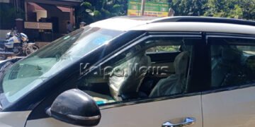 ಶಿಕಾರಿಪುರ: ಹಾಡು ಅಗಲೇ ಕಾರಿನ ಗ್ಲಾಸ್ ಒಡೆದು 5 ಲಕ್ಷ ಕಳ್ಳತನ..!