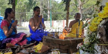 ಮೈಸೂರಿನ ಆಂಜನೇಯಸ್ವಾಮಿ ಸನ್ನಿಧಿಯಲ್ಲಿ ಧಾತ್ರಿ ಹವನ