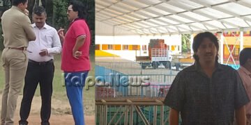 ನಾಳೆ ಆನವಟ್ಟಿಯಲ್ಲಿ ಜನಸಂಕಲ್ಪ ಯಾತ್ರೆ: ಸಿದ್ಧತೆ ವೀಕ್ಷಿಸಿದ ಶಾಸಕ, ಡಿಸಿ, ಎಸ್’ಪಿ