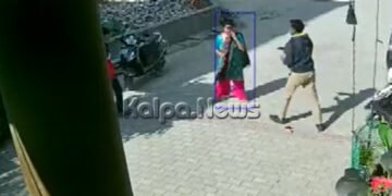 ಗನ್ ಪಾಯಿಂಟ್’ನಲ್ಲಿ ಮಹಿಳೆಯ ಸರ ದೋಚಿದ ದುಷ್ಕರ್ಮಿ: ದೃಶ್ಯ ಸಿಸಿ ಕ್ಯಾಮೆರಾದಲ್ಲಿ ಸೆರೆ