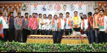 ಶಿಕಾರಿಪುರ: ಬಿಜೆಪಿ ಕಾರ್ಯಕರ್ತರ ಸಂಘಟನಾತ್ಮಕ ಸಭೆಗೆ ಸಂಸದ ರಾಘವೇಂದ್ರ ಚಾಲನೆ