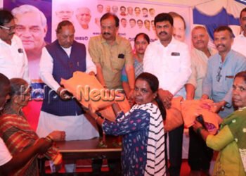 ಮಾಜಿ ಪ್ರಧಾನಿ ಅಟಲ್ ಬಿಹಾರಿ ವಾಜಪೇಯಿ ಅವರ ಸಿದ್ಧಾಂತ ದೇಶಕ್ಕೆ ಮಾದರಿ: ಸಂಸದ ರಾಘವೇಂದ್ರ