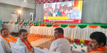 2023ರ ಮೊದಲ ಮನ್ ಕಿ ಬಾತ್: ನಳಿನ್ ಕುಮಾರ್ ಕಟೀಲ್, ಸಂಸದ ರಾಘವೇಂದ್ರ ವೀಕ್ಷಣೆ