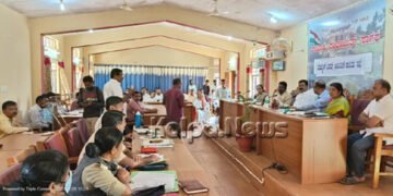 ನೂತನ ಟವರ್ ಅಳವಡಿಕೆ ಹಿನ್ನೆಲೆ ಬಿಎಸ್ಎನ್ಎಲ್ ಅಧಿಕಾರಿಗಳೊಂದಿಗೆ ಶಾಸಕ ಹಾಲಪ್ಪ ಸಭೆ