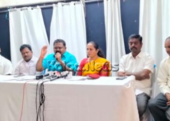 ವಿಮಾನ ನಿಲ್ದಾಣ ಸಂತ್ರಸ್ತ ರೈತರಿಗೆ ಭೂಮಿ ನೀಡದಿದ್ದಲ್ಲಿ ಬೃಹತ್ ಹೋರಾಟ: ವೇದಾ ವಿಜಯಕುಮಾರ್