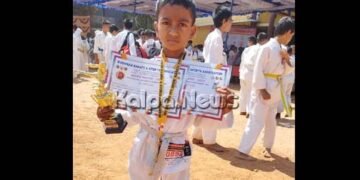 ರಾಜ್ಯಮಟ್ಟದ ಕರಾಟೆ ಚಾಂಪಿಯನ್ ಶಿಪ್ : ಕಾಟ ವಿಭಾಗದಲ್ಲಿ ಪ್ರಣವ್‌ಗೆ ಪ್ರಥಮ ಸ್ಥಾನ