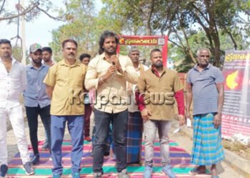 ಸ್ಮಶಾನದಿಂದ ಚುನಾವಣಾ ಅಭಿಯಾನ: ಪ್ರಜಾಕೀಯ ಆಕಾಂಕ್ಷಿ ವೆಂಕಟೇಶ್ ವಿಭಿನ್ನ ಪ್ರಯತ್ನ