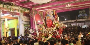 ಸಾಗರ ಮಾರಿಕಾಂಬಾ ಜಾತ್ರೆ: ಅದ್ಧೂರಿ ರಾಜಬೀದಿ ಉತ್ಸವಕ್ಕೆ ಹರಿದು ಬಂದ ಜನಸಾಗರ