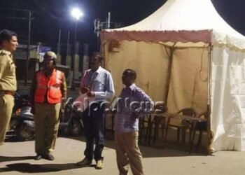 ಎಸ್’ಪಿ ಮಿಥುನ್ ಕುಮಾರ್ ಮಿಂಚಿನ ಸಂಚಾರ: ತಡರಾತ್ರಿ ಚೆಕ್ ಪೋಸ್ಟ್’ಗಳಲ್ಲಿ ಪರಿಶೀಲನೆ