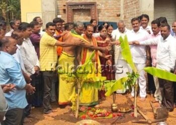 ಶಿವಮೊಗ್ಗದ ಇಂದಿನ ಸುದ್ಧಿಗಳು| ಶನೇಶ್ವರ ಸ್ಬಾಮಿ ದೇಗುಲದ ಸಮುದಾಯ ಭವನಕ್ಕೆ ಶಾಸಕ ಅಶೋಕ ನಾಯ್ಕ ಭೂಮಿ ಪೂಜೆ
