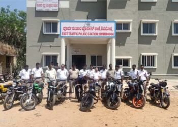 ಕರ್ಕಶ ಶಬ್ದ ಮಾಡಿಕೊಂಡು ಸಾರ್ವಜನಿಕರಿಗೆ ತೊಂದರೆ ಹಿನ್ನೆಲೆ: 10 ಬೈಕ್ ವಶಕ್ಕೆ