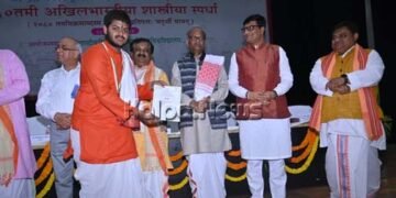ಶ್ರೀ ಸತ್ಯಧರ್ಮ ವಿದ್ಯಾಪೀಠಕ್ಕೆ `ಕೀರ್ತಿ’ ತಂದ ತರುಣ: ರಾಷ್ಟ್ರಮಟ್ಟದ ಸ್ಪರ್ಧೆಯಲ್ಲಿ ಶ್ರುತಕೀರ್ತಿಗೆ ಸ್ವರ್ಣ ಪದಕ