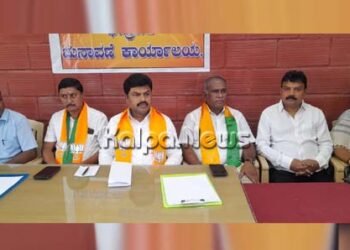 ಅಪಪ್ರಚಾರಕ್ಕೆ ಕಿವಿಗೊಡದೇ, ಅಭಿವೃದ್ಧಿ ಕೆಲಸ ತಿಳಿಸಿ ಬಿಜೆಪಿಯನ್ನು ಗೆಲ್ಲಿಸಿ: ಸಂಸದ ರಾಘವೇಂದ್ರ ಮನವಿ