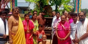 ಚಿತ್ರ ಪೂರ್ಣಿಮೆ ಪ್ರಯುಕ್ತ ಸುಣ್ಣದ ಹಳ್ಳಿಯಲ್ಲಿ ಪವಮಾನ ಹೋಮ, ರಥೋತ್ಸವ ಸಂಪನ್ನ