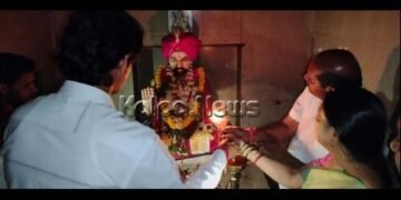 ದೇವಾಲಯ ಹಾಗೂ ದರ್ಗಾಗೆ ಭೇಟಿ ನೀಡಿ ಪೂಜೆ ಸಲ್ಲಿಸಿದ ಬಂಡೆಪ್ಪ ಖಾಶಂಪುರ್